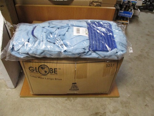 GLOBE MICROFIBER TUBE MOPS LARGE BLUE 1 CASE OF 12PC ITEM#3261 100% NEW - Picture 5 of 7