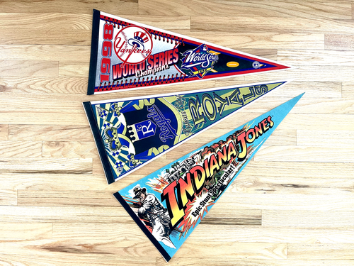 Rara bandiera pennant vintage - Kansas City Royals Baseball! - Foto 1 di 2