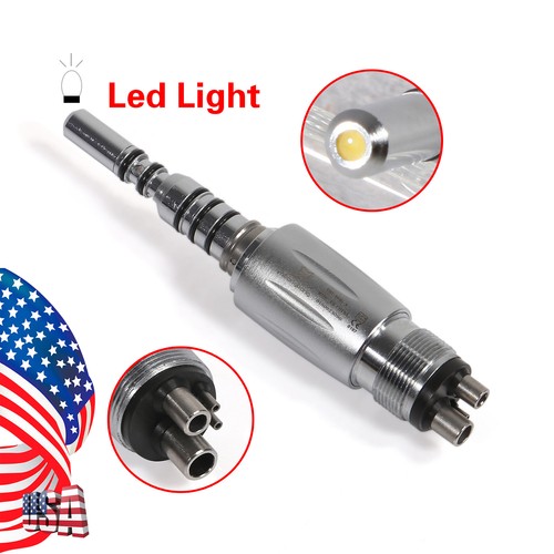 Dental LED Quick Coupler 4/6 Hole fit Kavo Multiflex LUX Fiber Optic Handpiece - Picture 7 of 10
