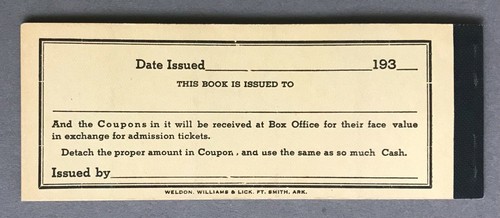 [Denver]  State Theatre   Unused Movie Ticket/Coupon Book   Circa 1930   - Picture 7 of 7
