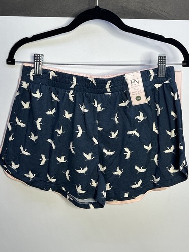 FLORA NIKROOZ 2-Pack Lounge Short Womens M Blue Pink  Relaxed Pajama Soft Sleep - Bild 1 von 13