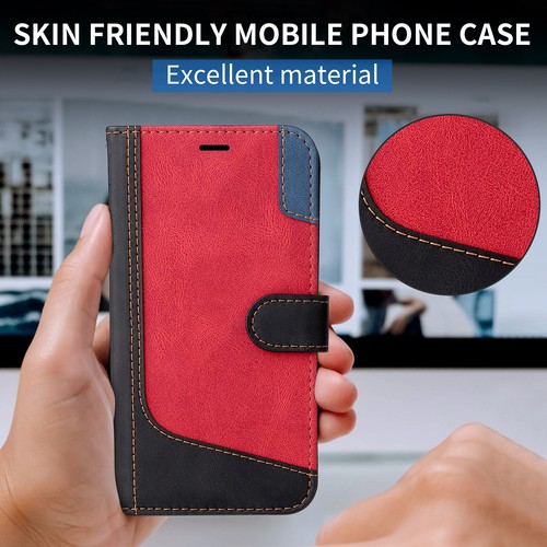 Klapp PU Leder Wallet Handy Hülle Tasche SchutzHülle Bumper Cover Etui Case KT5 - Picture 14 of 56