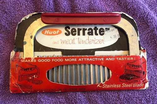 De colección Huot Serrater y Ablandador de Carne Paquete Original Rojo St Paul MN - Imagen 1 de 5