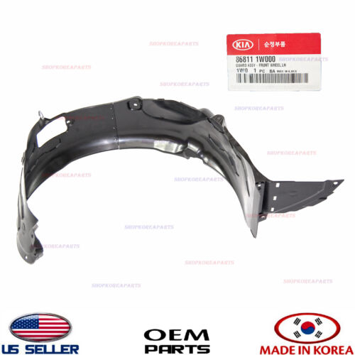 Genuine Fender Liner Front LEFT Driver Side ⭐OEM⭐ KIA RIO 2012-2015 868111W000 - Picture 3 of 3