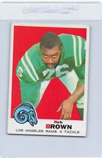 1969 Topps #245 Bob Brown Rams VG/EX *DA-B1250