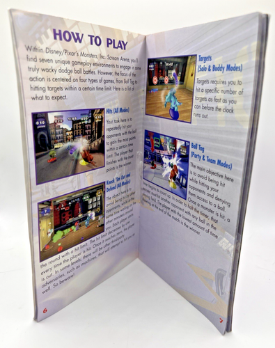 Monsters Inc Nintendo Gamecube Manual Only- Free Shipping - Picture 3 of 4