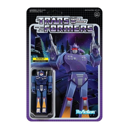 Transformers Evil Decepticon - Rumble - ReAction Action Figure - Picture 13 of 24