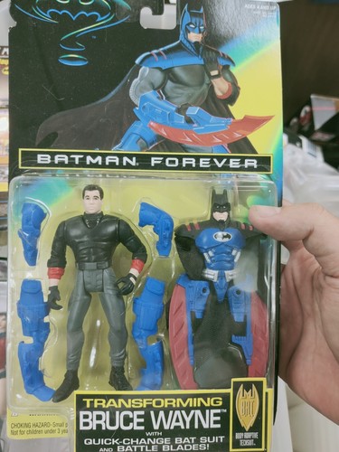 Kenner Batman forever transforming Bruce Wayne to Batman