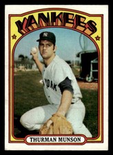 1972 Topps #441 Thurman Munson *LOW GRADE*