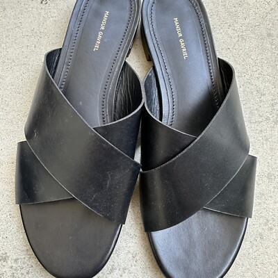 Mansur Gavriel Black Sandals, Size 37 | eBay