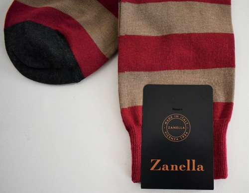 Calcetines para hombre ZANELLA multicolores mezcla algodón a rayas talla única - Imagen 4 de 5