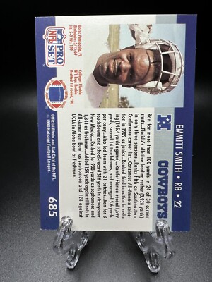 1990 Pro Set Emmitt Smith Rookie Card #685 Cowboys | eBay
