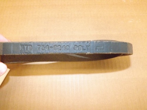 Cinturón de repuesto Gates MTD 754-0240 nuevo - Imagen 2 de 2