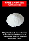 150g   Disodium 5′-ribonucleotide   E635 - flavour enhancer - Vegan  Gluten free