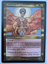 ASMIRA, HOLY AVENGER - MAGIC THE GATHERING - MIRAGE - RARE