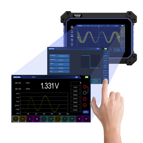 Hantek TO1112D Touch Screen Digital Oscilloscope Support Charging Oscilloscope - Picture 8 of 14