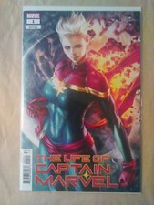 THE LIFE OF CAPTAIN MARVEL #1 Stanley Artgerm Lau Variant Marvel Comics 2018  