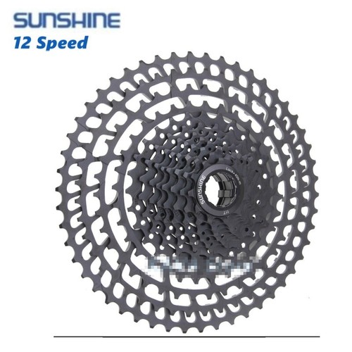 SUNSHINE 11 12 Speed 11-50T Cassette UltraLight CNC Freewheel Black MTB Bike - Picture 1 of 14