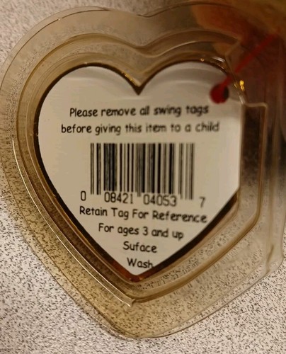 Ty Beanie Baby 1996 Peace ORIGIINAL Tag Error SUFACE Good Condition! - Picture 6 of 10