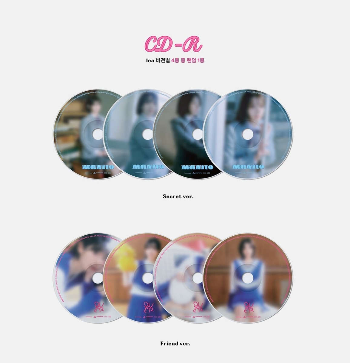 K-POP QWER 1st Mini Album [MANITO] CD+P.Book+P.Card+Sticker+