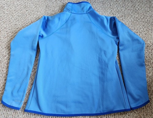 Columbia Women's Zip Up Blue Fleece Lined Jacket Size Small with Pockets - Picture 2 of 6
