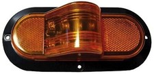 6.5" x 2.25" Marker Light Amber Turn Flush Mount LED