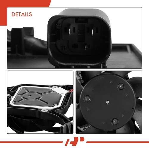 A-Premium Radiator Cooling Fan Assy w/ Shroud for BMW i3 I01 2014 2015-2021 2.0L - Picture 7 of 10