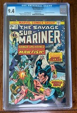 Sub-Mariner #70 CGC 9.4 Marvel Comics 5/74 Namor Submariner Piranha First App