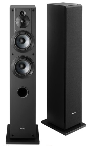 Sony SS-CS3 Floor-Standing Tower 3-way Speaker Pair - Black (SSCS3PAIR)