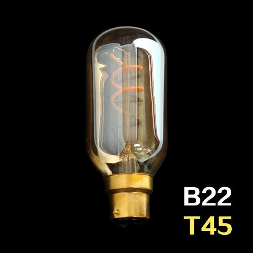 E27 B22 Retro Vintage Edison Flexible LED Spiral Filament Light Bulb - Picture 15 of 27