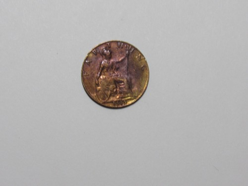 Old Great Britain Coin - 1919 Farthing - Circulated