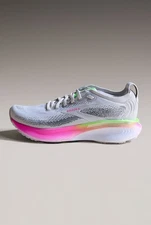 Brooks Women's Adrenaline GTS 25 Oyster/Pink/Green Athletic Shoes Medium Width