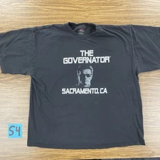 Vintage Men’s XXL 2XL Arnold Governator Promo Tee California Political Shirt 00s
