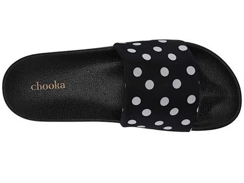 Chooka PRIDE SLIDE LEICHTE BEQUEME DAMEN-SANDALEN Gr. 10 SCHWARZ GEPUNKTET 117181B - Bild 3 von 6