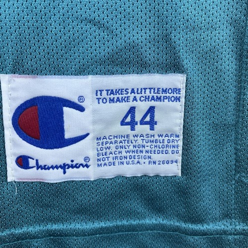Maglia vintage Larry Johnson FIRMATA AUTOGRAFATA Charlotte Hornets Med Champion - Foto 4 di 22