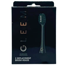 GLEEM Electric Toothbrush Replacement Brush Heads – 2 Count – New