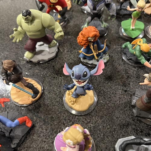 Disney Infinity lot of 35 figures (Spider-Man, Brave, Aladdin, Frozen, Woody Etc - Picture 8 of 18