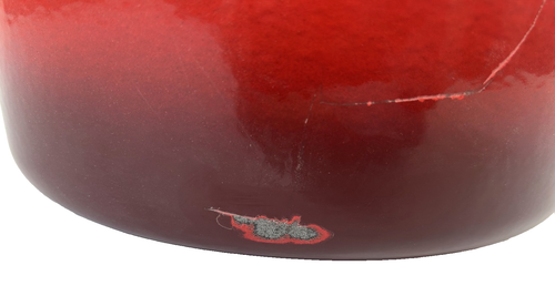 Le Creuset Oval Casserole Dutch Oven Cocotte 5 QT Red Cerise - New Other - Picture 8 of 10