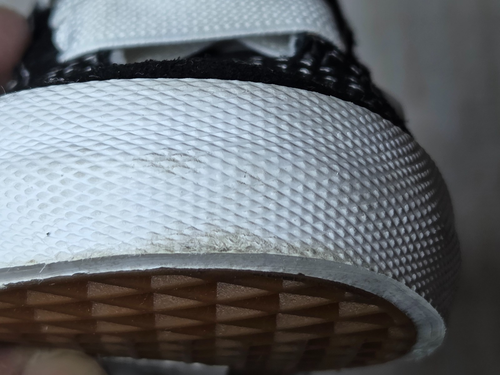 Scarpe sneakers skate VANS Knu Skool taglia 5 basse nere bianche bambino - Foto 7 di 7