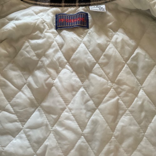 Vintage 80er McGregor gesteppte karierte Flanelljacke Gr. L blau Taschen Gorpcore Preppy - Bild 5 von 13