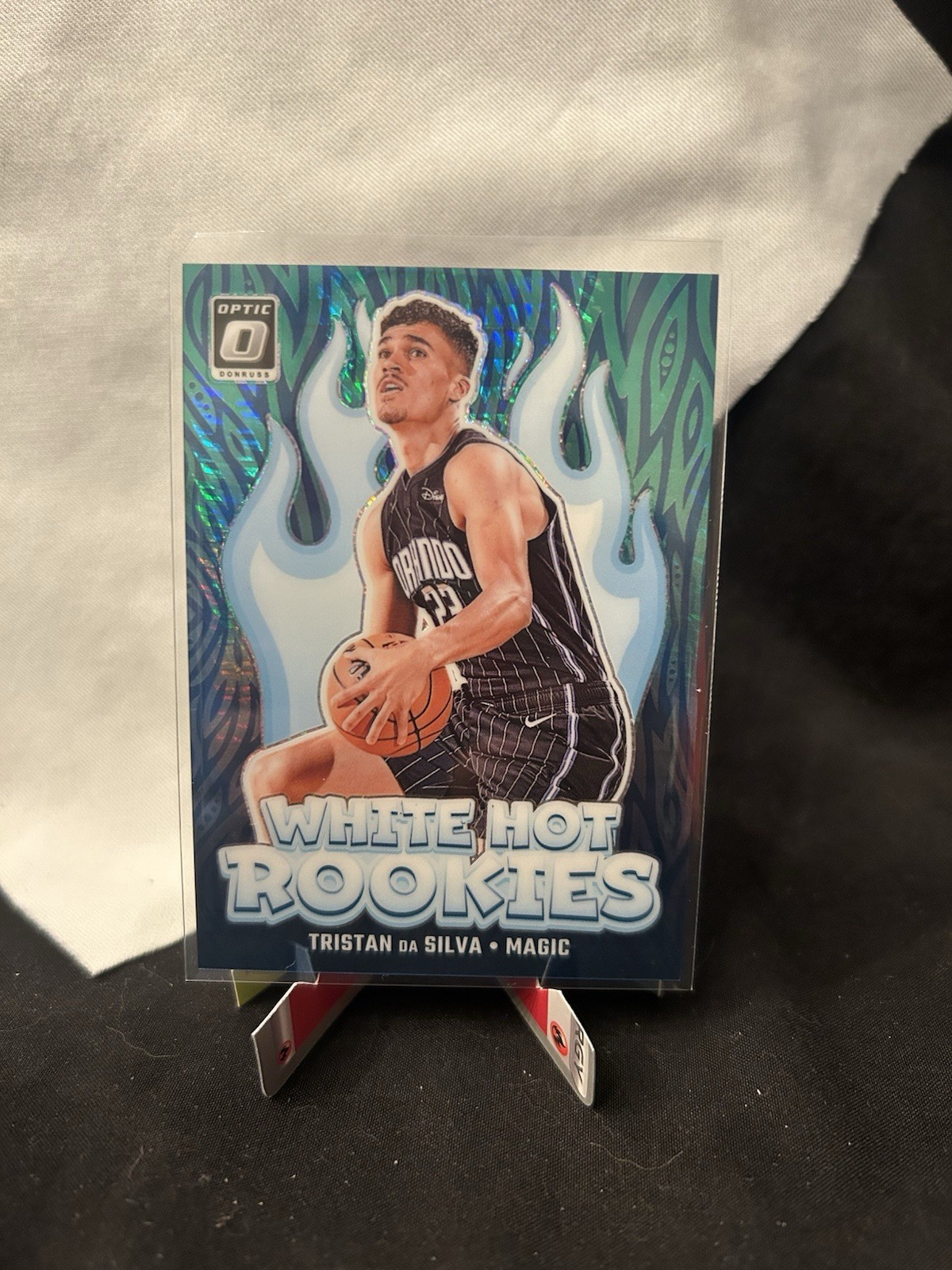 2024-25 Panini Optic White Hot Rookies green #7 Tristan Da Silva RC 1/249 Magic