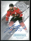 2024-25 Upper Deck Credentials Auto Nick Foligno Ottawa