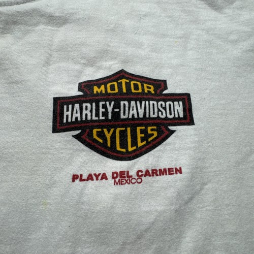 Harley-Davidson T-Shirt Uomo Tigre Bianca, Playa Del Carmen Mexico Taglia XL - Foto 6 di 7