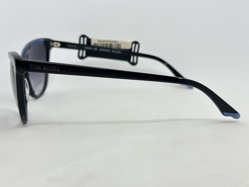 NEW Steve Madden Smokin 57.16.140 Black Women’s Sunglasses Frames - Picture 6 of 10
