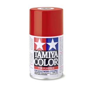 TAMIYA Sprühfarbe für Plastikmodelle TS-49 Hellrot glänzend 100ml / 300085049