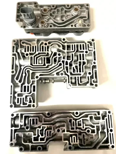 Rebuilt E4OD E40D Valve Body, Accumulator & Solenoid Pack 95-97 Gas Diesel Truck - Foto 1 di 4