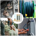 11 Pcs Brass Hose Splitter Two Hose Connector for Gardening