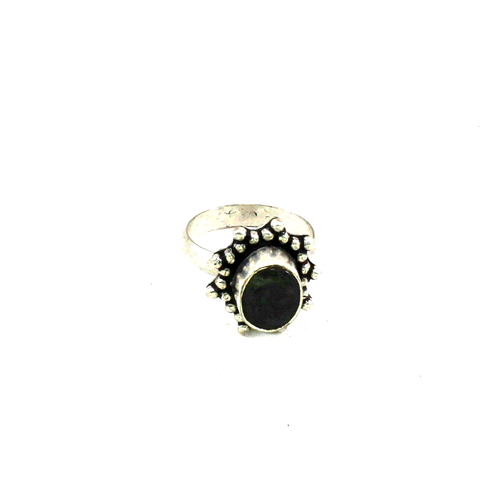 Anillo Piedras Preciosas Iolita Natural Hecho a Mano Joyería Talla EE. UU. 7 Ovaladas Facetadas Joyería - Imagen 2 de 6