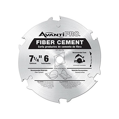 Avanti P0706CH 7-1/4" Fiber Cement Blade - Picture 2 of 3