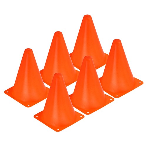 Juego de 6 conos deportivos de 18 cm para equipo de entrenamiento de fútbol y rugby - Imagen 11 de 12